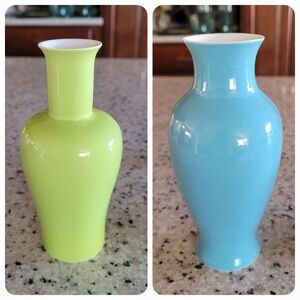 Colorful Mini Vase Duo!